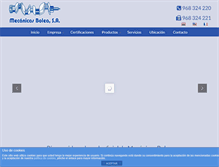 Tablet Screenshot of mecanicasbolea.com
